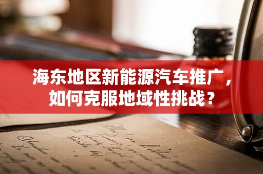 海东地区新能源汽车推广，如何克服地域性挑战？