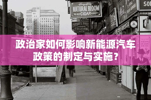 政治家如何影响新能源汽车政策的制定与实施？