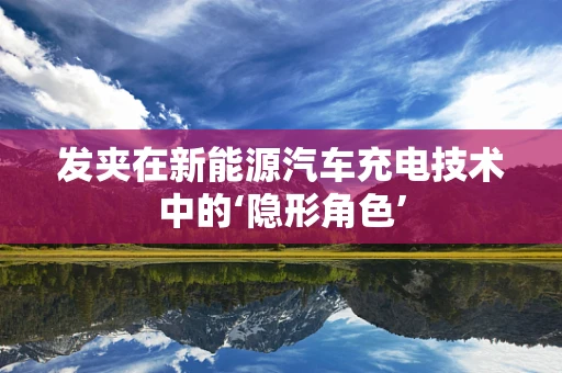 发夹在新能源汽车充电技术中的‘隐形角色’