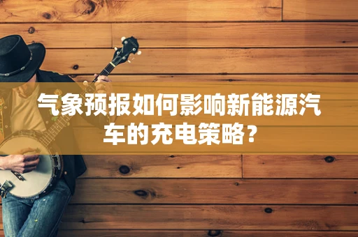 气象预报如何影响新能源汽车的充电策略？