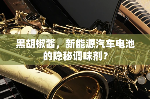 黑胡椒酱，新能源汽车电池的隐秘调味剂？