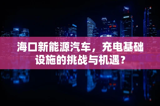 海口新能源汽车，充电基础设施的挑战与机遇？