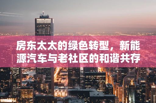 房东太太的绿色转型，新能源汽车与老社区的和谐共存之道？