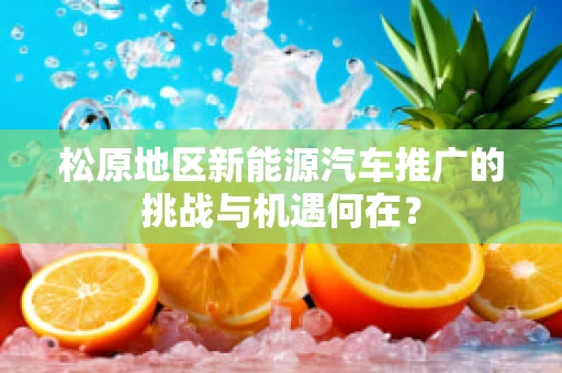 松原地区新能源汽车推广的挑战与机遇何在？