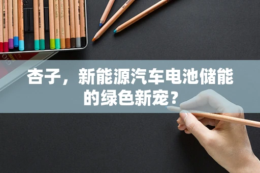 杏子，新能源汽车电池储能的绿色新宠？