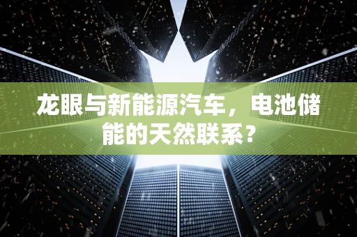 龙眼与新能源汽车，电池储能的天然联系？
