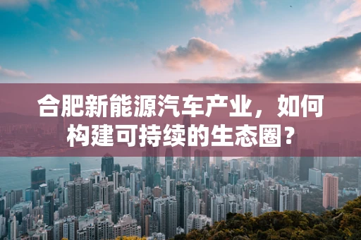 合肥新能源汽车产业，如何构建可持续的生态圈？