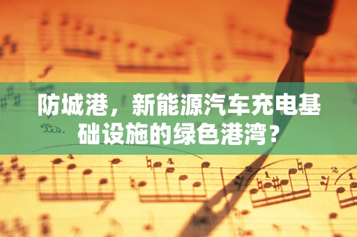 防城港，新能源汽车充电基础设施的绿色港湾？
