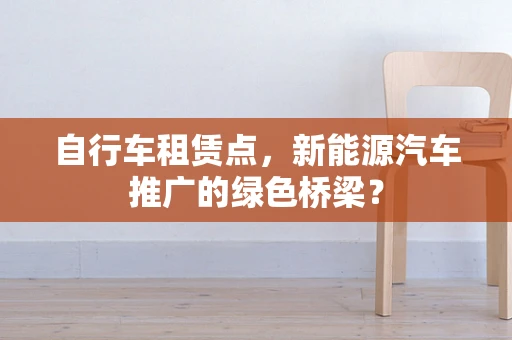 自行车租赁点，新能源汽车推广的绿色桥梁？