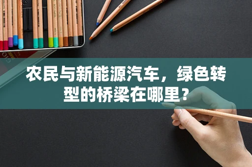 农民与新能源汽车，绿色转型的桥梁在哪里？