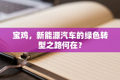 宝鸡，新能源汽车的绿色转型之路何在？