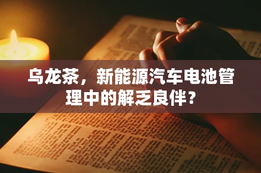 乌龙茶，新能源汽车电池管理中的解乏良伴？