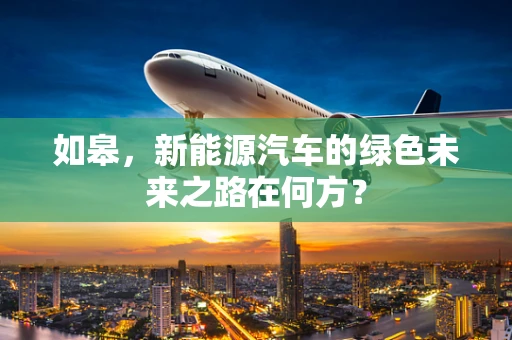 如皋，新能源汽车的绿色未来之路在何方？
