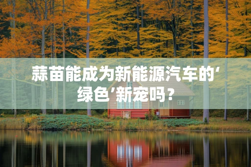 蒜苗能成为新能源汽车的‘绿色’新宠吗？