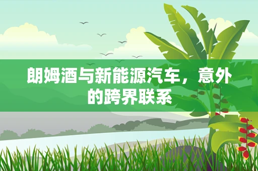 朗姆酒与新能源汽车，意外的跨界联系