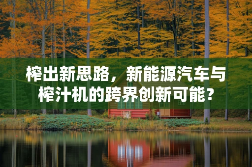 榨出新思路，新能源汽车与榨汁机的跨界创新可能？