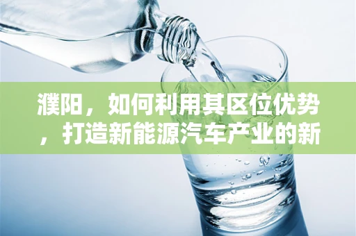 濮阳，如何利用其区位优势，打造新能源汽车产业的新高地？