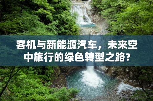 客机与新能源汽车，未来空中旅行的绿色转型之路？