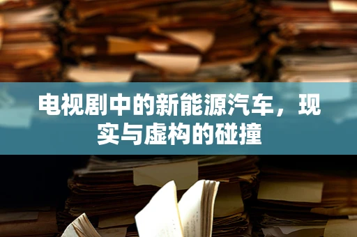 电视剧中的新能源汽车，现实与虚构的碰撞