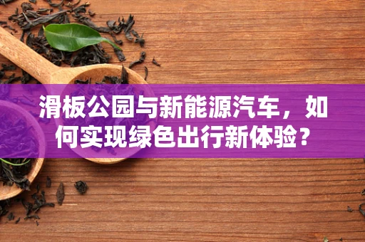 滑板公园与新能源汽车，如何实现绿色出行新体验？