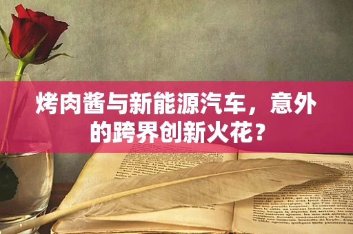 烤肉酱与新能源汽车，意外的跨界创新火花？