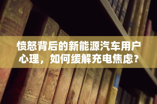 愤怒背后的新能源汽车用户心理，如何缓解充电焦虑？