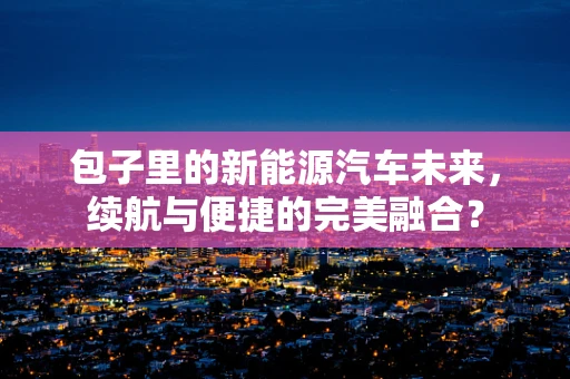 包子里的新能源汽车未来，续航与便捷的完美融合？