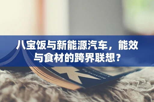 八宝饭与新能源汽车，能效与食材的跨界联想？