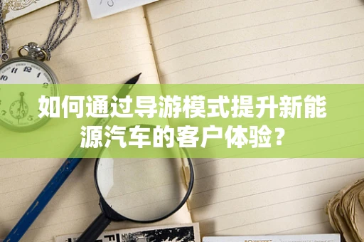 如何通过导游模式提升新能源汽车的客户体验？