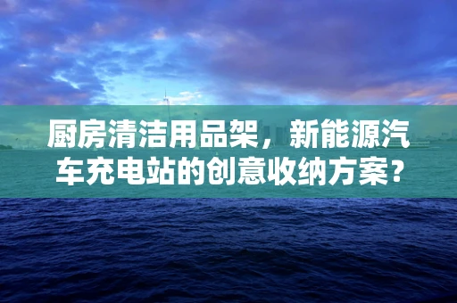 厨房清洁用品架，新能源汽车充电站的创意收纳方案？