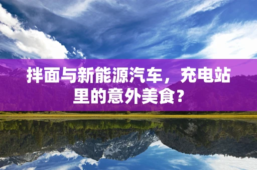 拌面与新能源汽车，充电站里的意外美食？