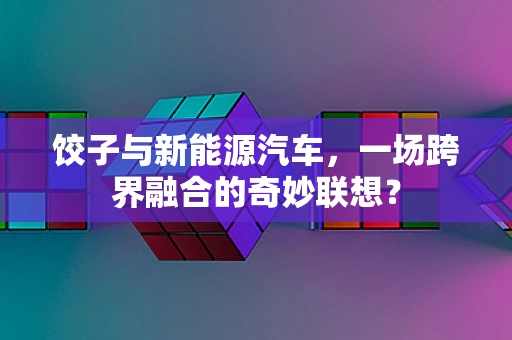 饺子与新能源汽车，一场跨界融合的奇妙联想？