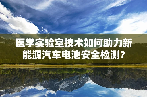 医学实验室技术如何助力新能源汽车电池安全检测？