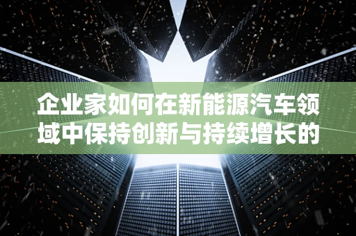 企业家如何在新能源汽车领域中保持创新与持续增长的驱动力？