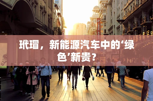 玳瑁，新能源汽车中的‘绿色’新贵？