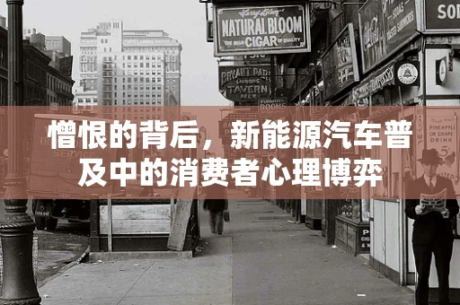 憎恨的背后，新能源汽车普及中的消费者心理博弈