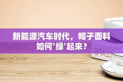 新能源汽车时代，帽子面料如何‘绿’起来？