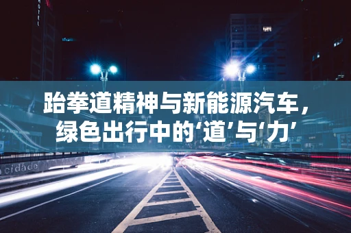 跆拳道精神与新能源汽车，绿色出行中的‘道’与‘力’
