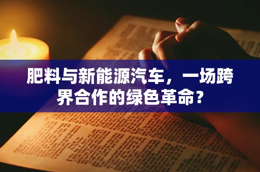 肥料与新能源汽车，一场跨界合作的绿色革命？