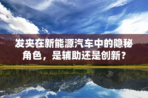 发夹在新能源汽车中的隐秘角色，是辅助还是创新？