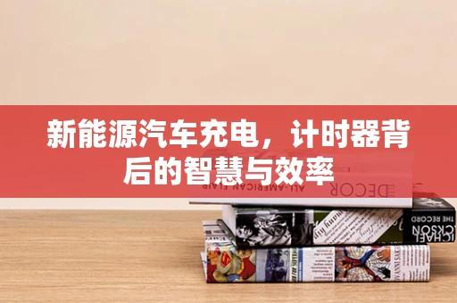 新能源汽车充电，计时器背后的智慧与效率
