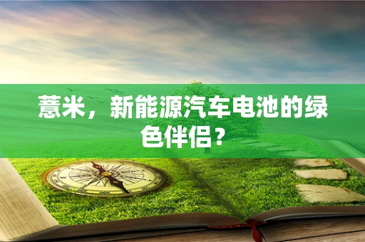 薏米，新能源汽车电池的绿色伴侣？