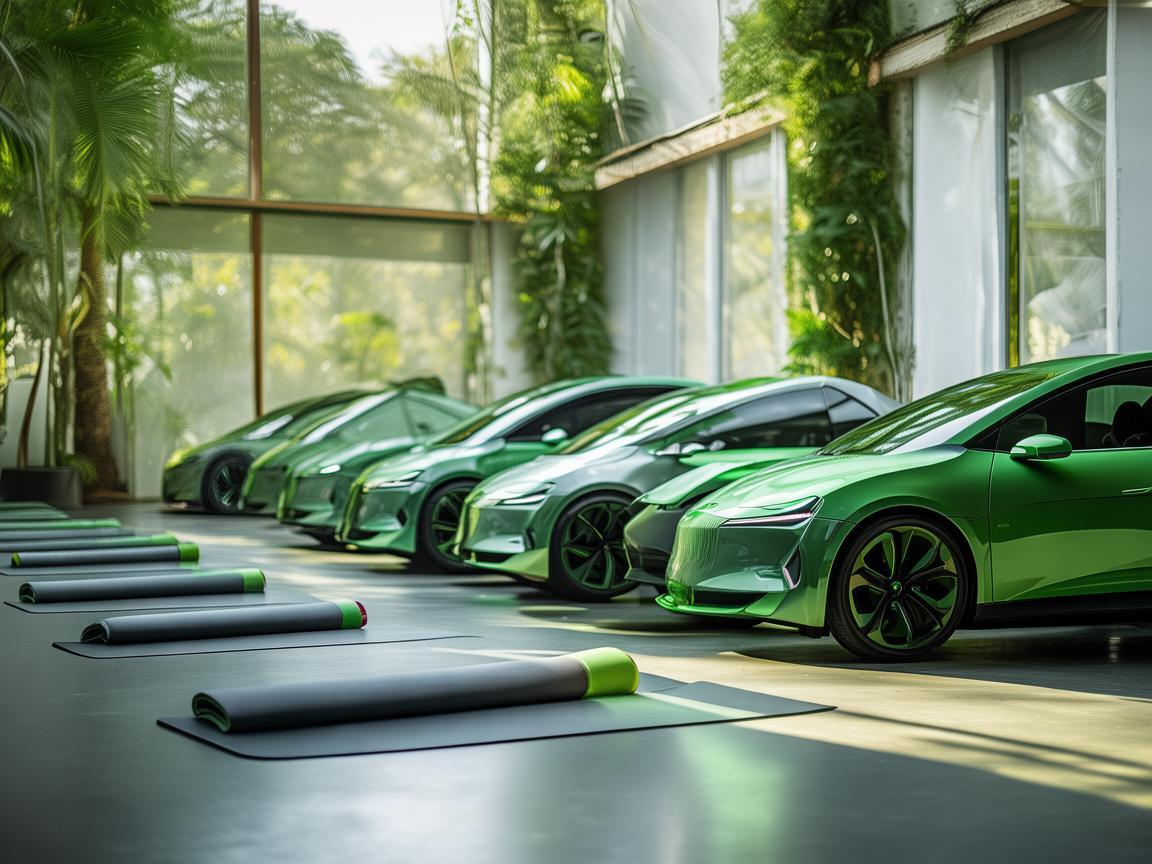 瑜伽服与新能源汽车，绿色出行的跨界时尚