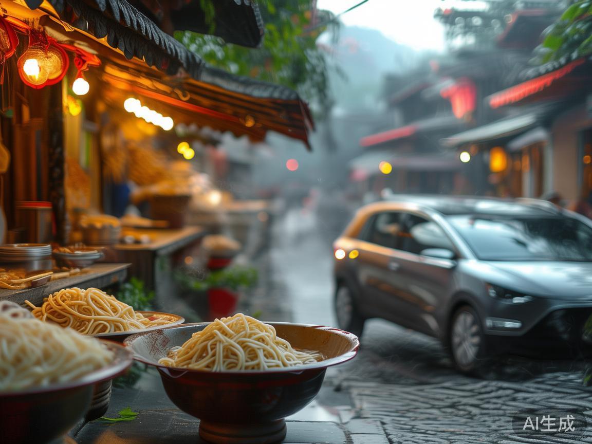 云南过桥米线与新能源汽车，美食背后的绿色出行思考