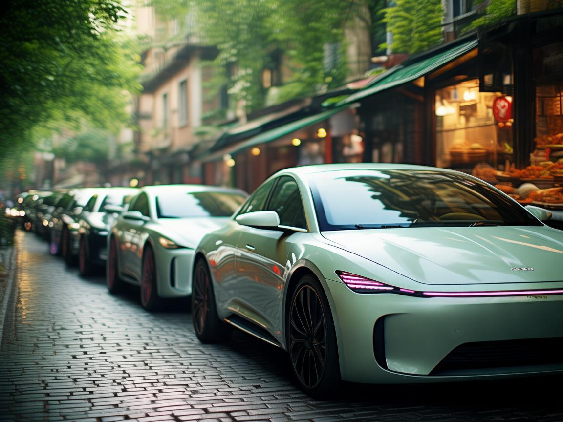 葱香四溢，新能源汽车与葱油饼的绿色共舞