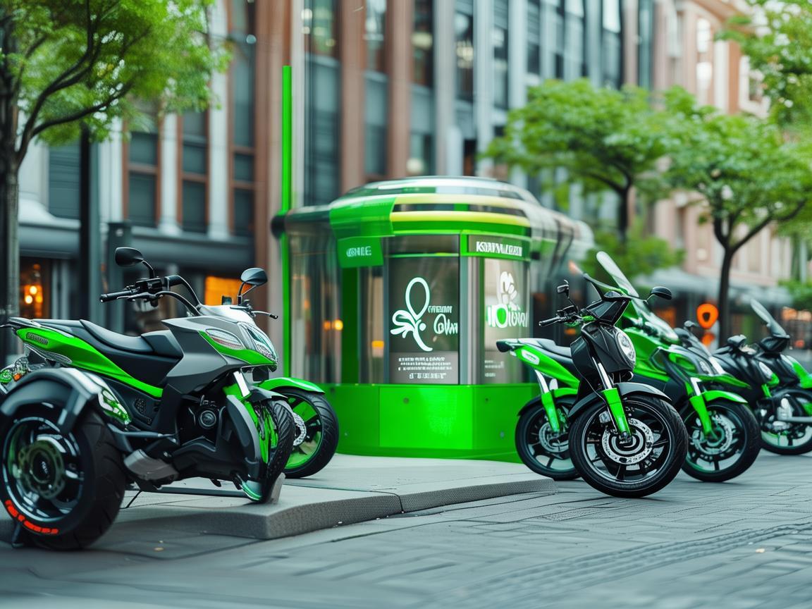 摩托车租赁点，如何利用新能源汽车的普及实现绿色出行转型？