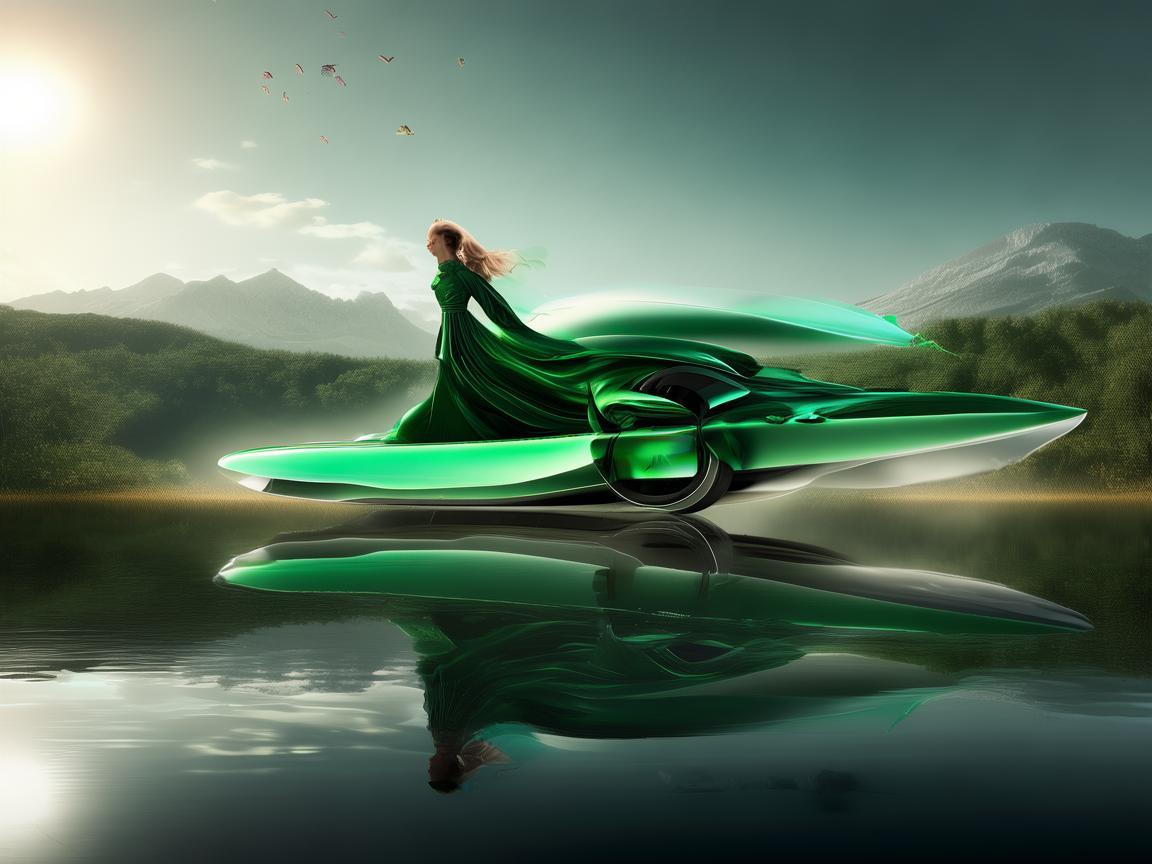 舞动未来，新能源汽车与舞者之间的绿色共舞