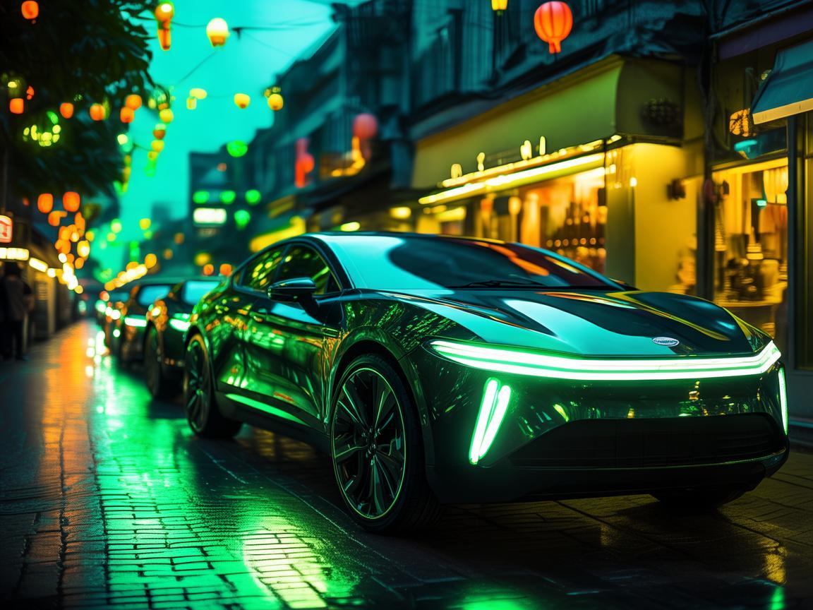 夜市街的绿色新风，新能源汽车如何成为街头新宠？