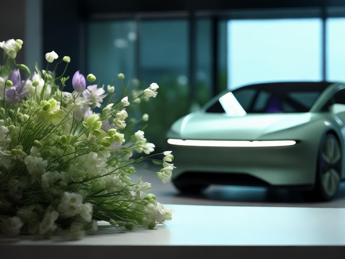 假花与新能源汽车，安全与环保的隐喻？